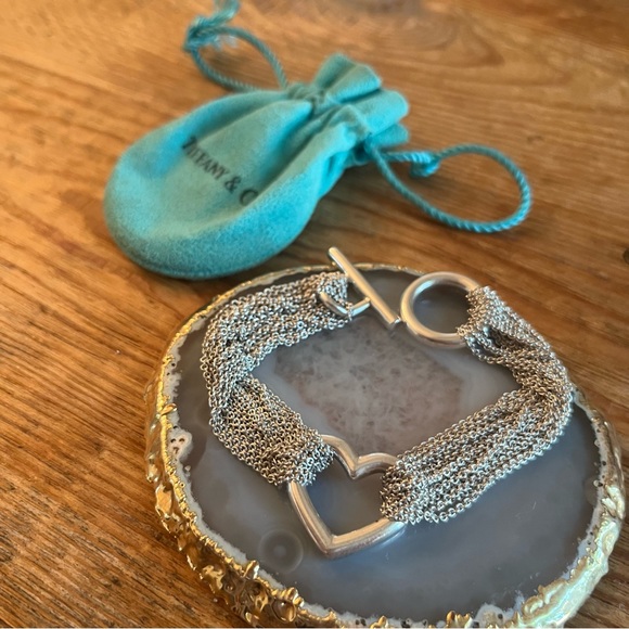 Authentic Tiffany & Co.® Heart Multi Chain Toggle Bracelet - Picture 5 of 10